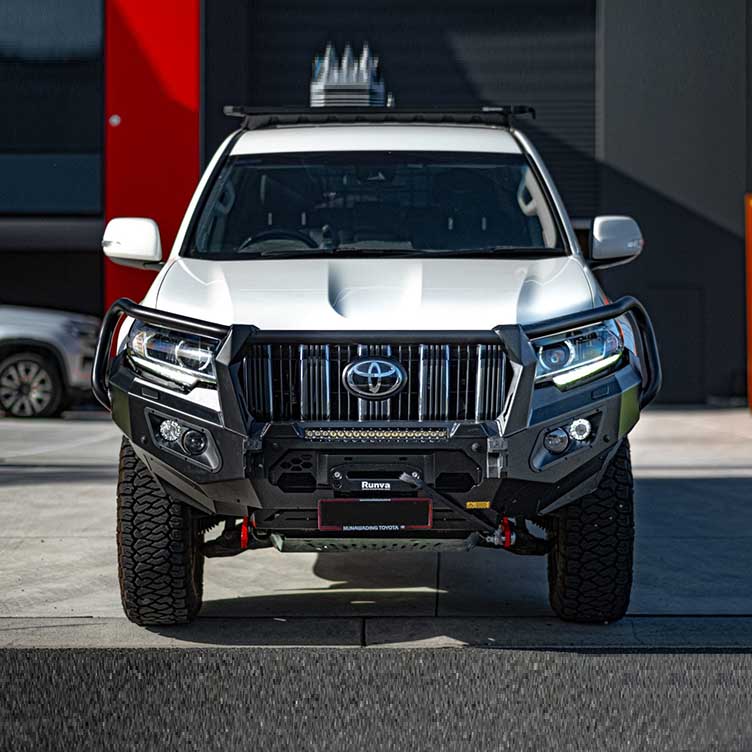 Hamer 4x4 King Series Plus Bullbar w/ 3.5T Recovery Points (2018-2023 Toyota LandCruiser Prado)