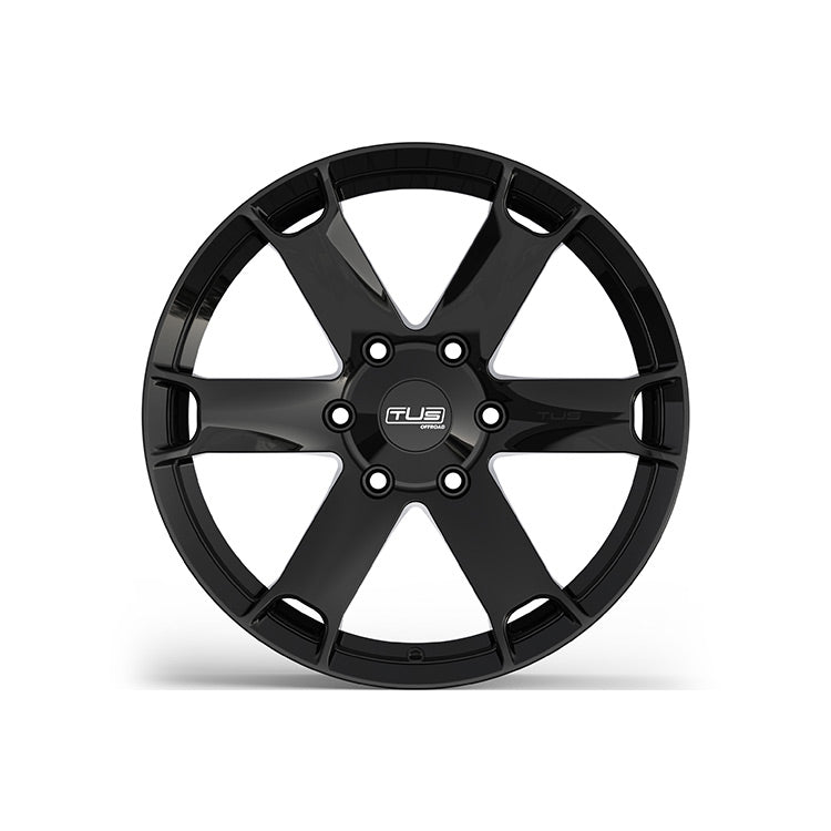 TUS Offroad Warrior Gloss Black Wheels (18x8 +40) (view 3)