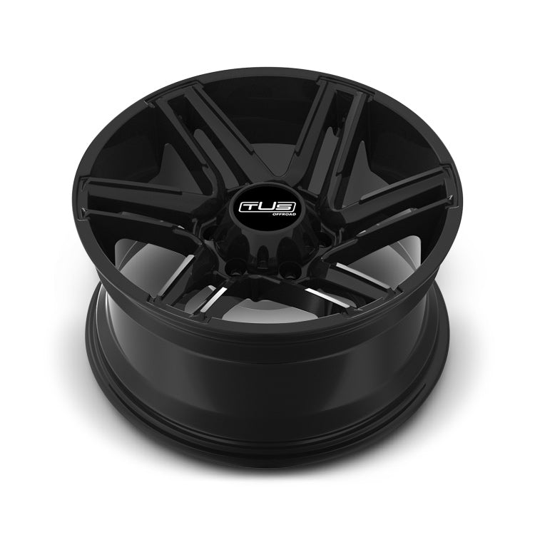 TUS Offroad Turbine Gloss Black Wheels (18x9 +12) (view 3)