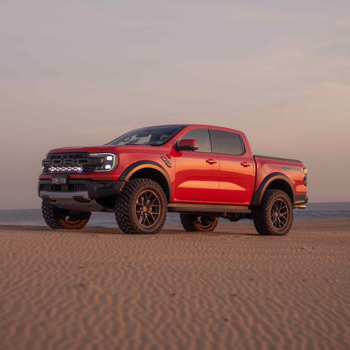 ALTIQ 32" Behind the Grille LED Light Bar Kit (Next Gen Ranger Raptor) (view 5)