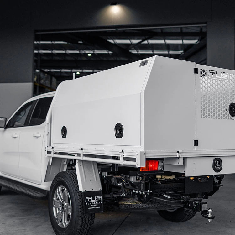 TUS Offroad Tradie Series 1800mm Side Opening Tool Box w/ No Drawers - White (view 3)