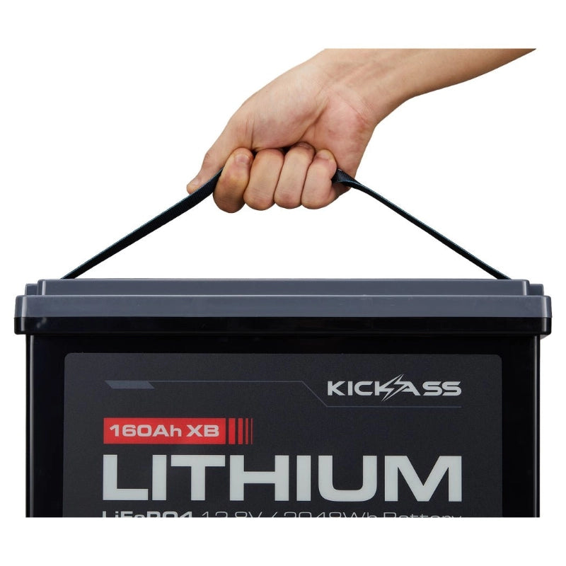 KickAss 12V 160Ah Lithium Deep Cycle Battery LiFePO4