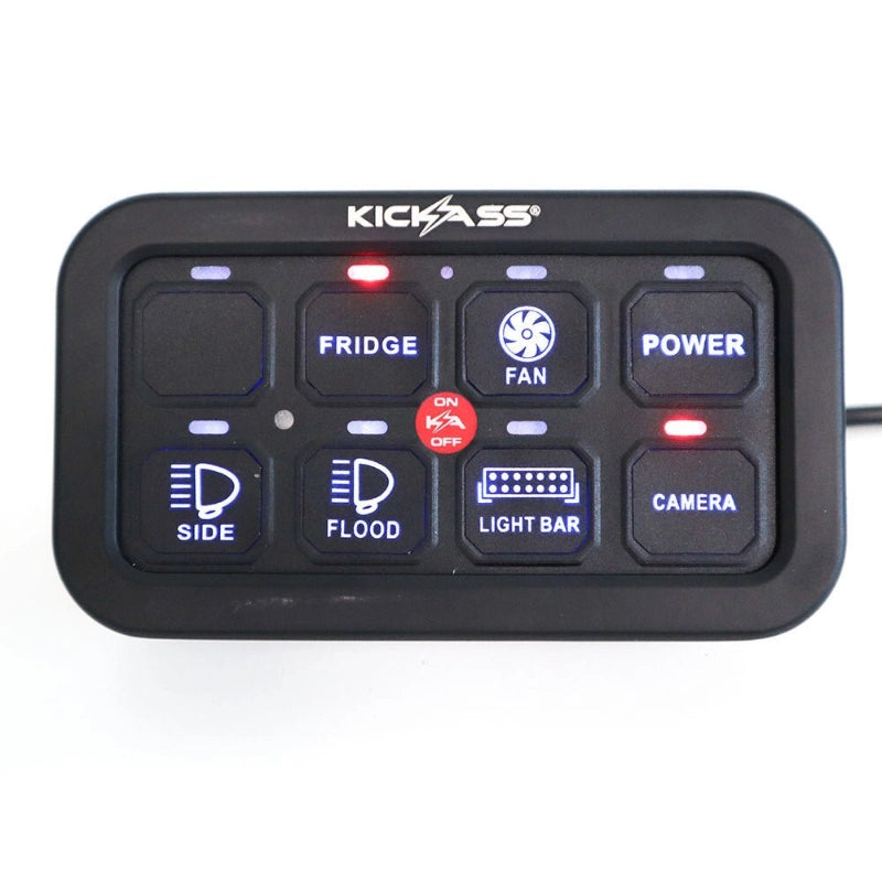 KickAss Bluetooth Control 8 Gang Switch Panel