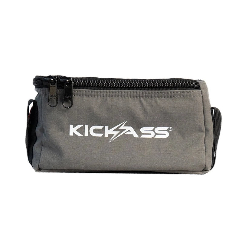 KickAss Canvas Clear Top Storage Bag with Soft Padded Lining - 20x25x15cm