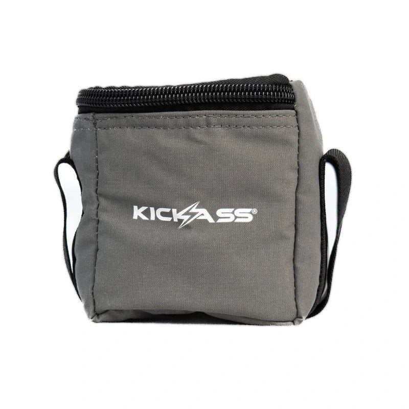 KickAss Canvas Clear Top Storage Bag with Soft Padded Lining - 25x13x15cm