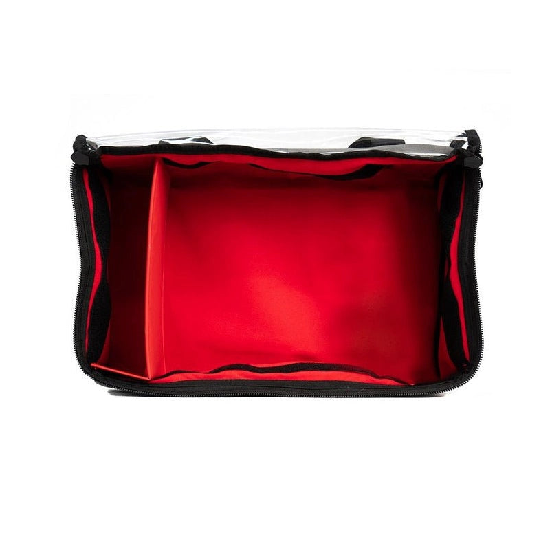 KickAss Canvas Clear Top Storage Bag with Soft Padded Lining - 42x25x15cm