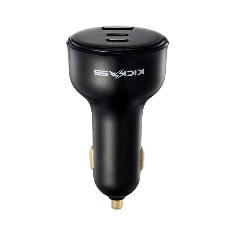 KickAss Fast Charging 100W USB-C/A Car Charger