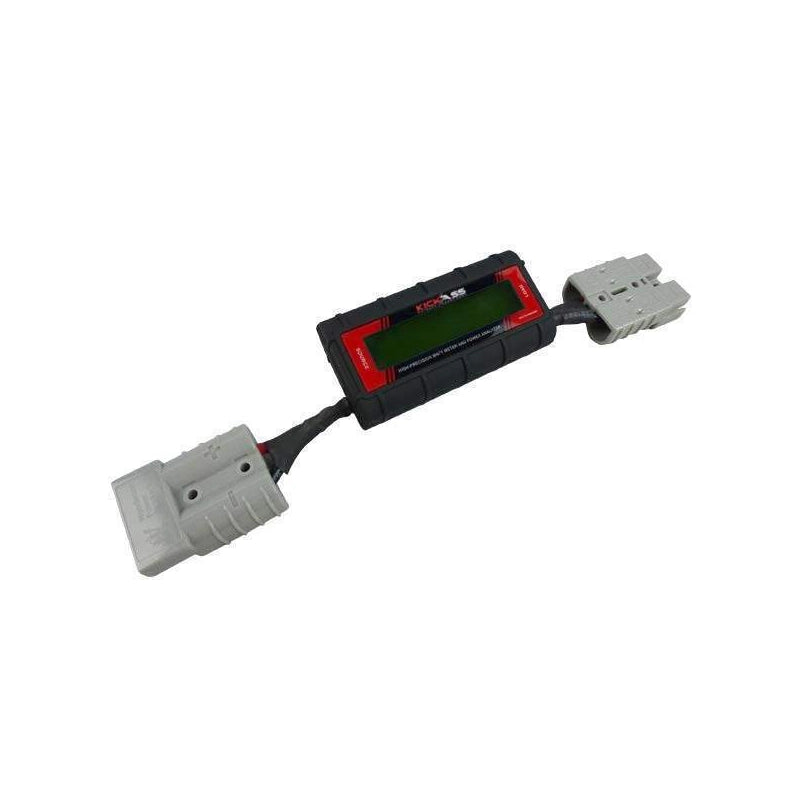 KickAss Digital DC Watt Meter for Portable 12V Solar Panels with Anderson Connection