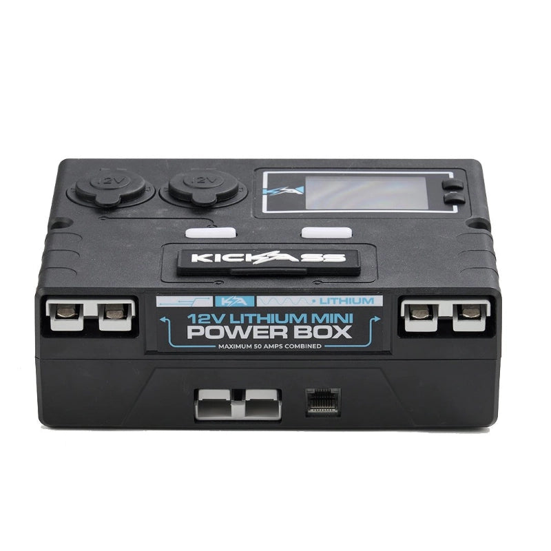 KickAss 12V Control Box & Battery Monitor - with LCD Screen