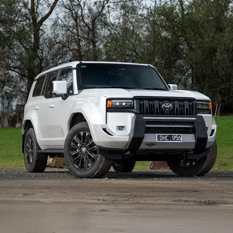 Ultimate9 "ULTIMATE" Nudge Bar w/ 30 Inch LED Light Bar (Toyota Landcruiser Prado 2024+ GX, GXL, Altitude)