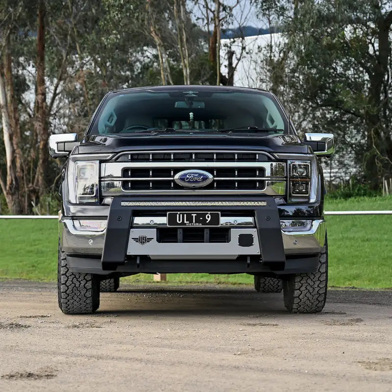 Ultimate9 "ULTIMATE" Nudge Bar w/ 30 Inch LED Light Bar (F-150 2023+ Lariat, Platinum)