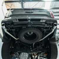 Hyper 4x4 Muffler Delete Axle Back Exhaust System (Next Gen Ranger Raptor) - Chrome Tips