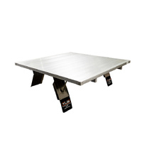TUS Offroad Tradie Series 2400x1800 Base Tray Kit w/ No Headboard - Anodised (Single Cab)