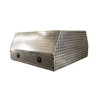 TUS Offroad Tradie Series 1800mm Long 2-Door Jack Off Canopy - Checker Plate