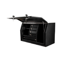 TUS Offroad Tradie Series 1400mm Side Opening Tool Box w/ Internal Drawers - Black