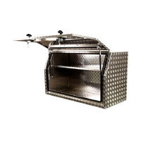 TUS Offroad Tradie Series 1400mm Side Opening Tool Box w/ No Internals - Checkerplate