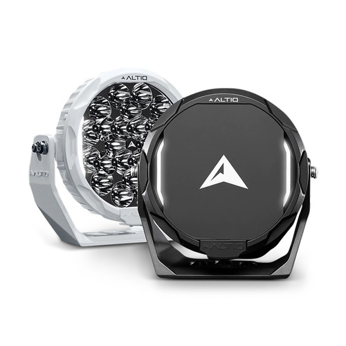 ALTIQ Rogue 7 Inch MK3 LED Driving Lights - Cosmos Black [Twin Pack]