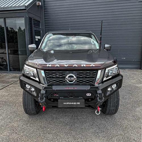 Hamer 4x4 King Series Bullbar w/ 3.5T Recovery Points (2021+ Nissan Navara)