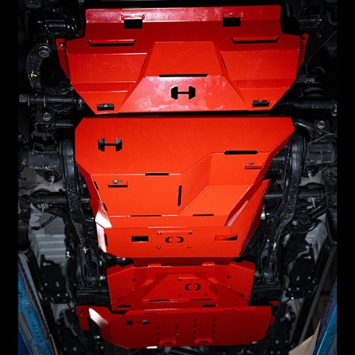 Hamer 4x4 Full Underbody Protection Plates 3 Pc (2012-2023 Toyota LandCruiser 70 Series)