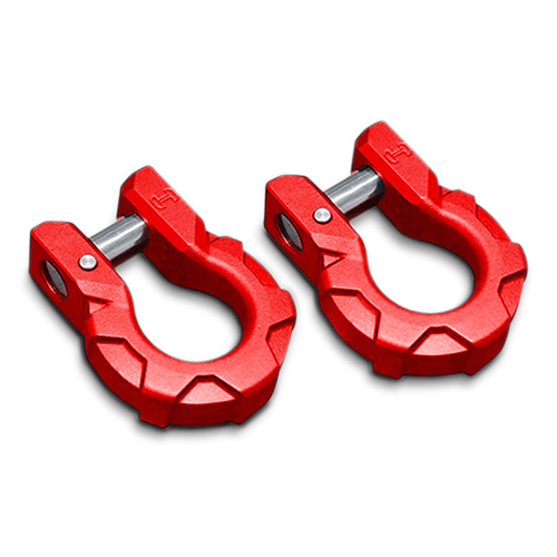 Hamer 4x4 Ultimate Shackles x2 - Red (Universal Fitment)