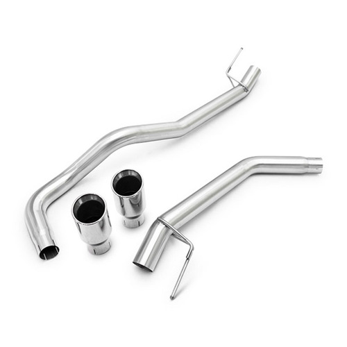Hyper 4x4 Muffler Delete Axle Back Exhaust System (Next Gen Ranger Raptor) - Chrome Tips