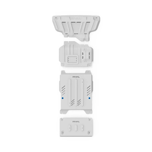 Rival 4x4 Set of 4 Aluminum Bash Plates Ford Ranger Next Gen 2022-/ Ford Everest Next Gen / Amarok (2023-Present)