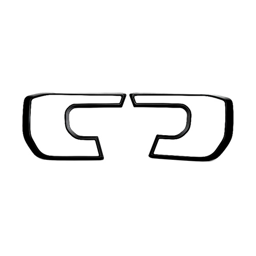 TerraTrex Headlight Accent Trim Cover - Gloss Black (Next Gen Ranger / Raptor / Everest)