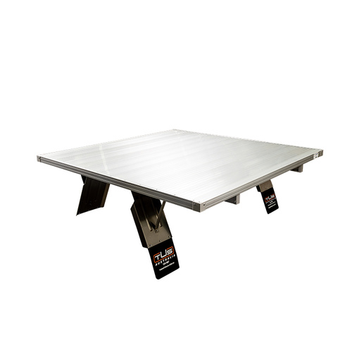 TUS Offroad Tradie Series 2100x1800 Base Tray Kit w/ No Headboard - Anodised (Super Cab)