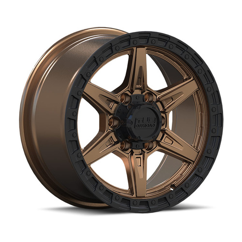 TUS Offroad Matte Bronze w/Black Lip Wheels (17x8.5 +35) [Single Wheel]
