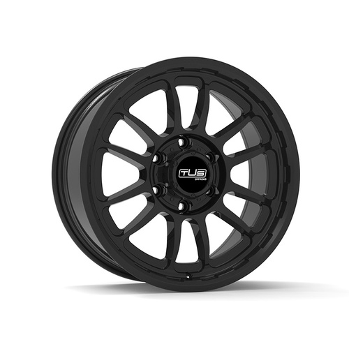 TUS Offroad Raycon Matte Black Wheels (18x8.5 +12) [Single Wheel]