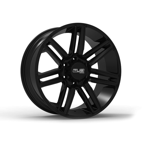 TUS Offroad Hurricane Matte black Wheels (20x9 +30)  [WHEEL KIT, QTY: 4]