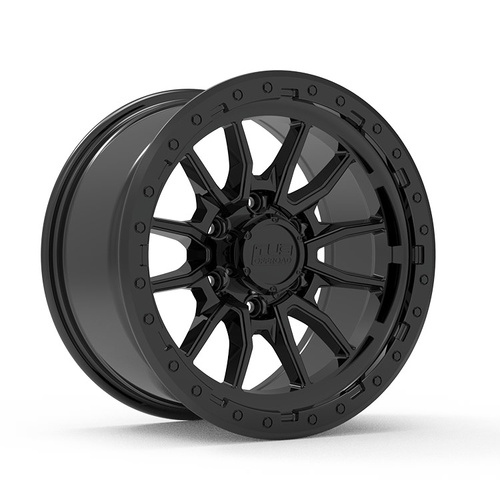 TUS Offroad Raptor +50MM Fender Flares & RAVEN Gloss Black Wheels (17x9 +12) Package