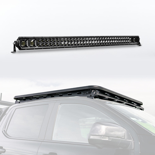 TUS Offroad Warrior Roof Rack w/ ALTIQ 42" LED Light Bar Kit (2022+ Ford Ranger Ranger / Raptor)