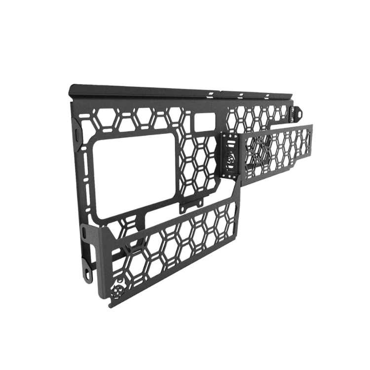 Pirate Camp Co. Molle Panel w/ Storage Pockets for Plastic Tub Liner - Left Side (Next Gen Ranger)#Vehicle Side_Passenger (Left Side)