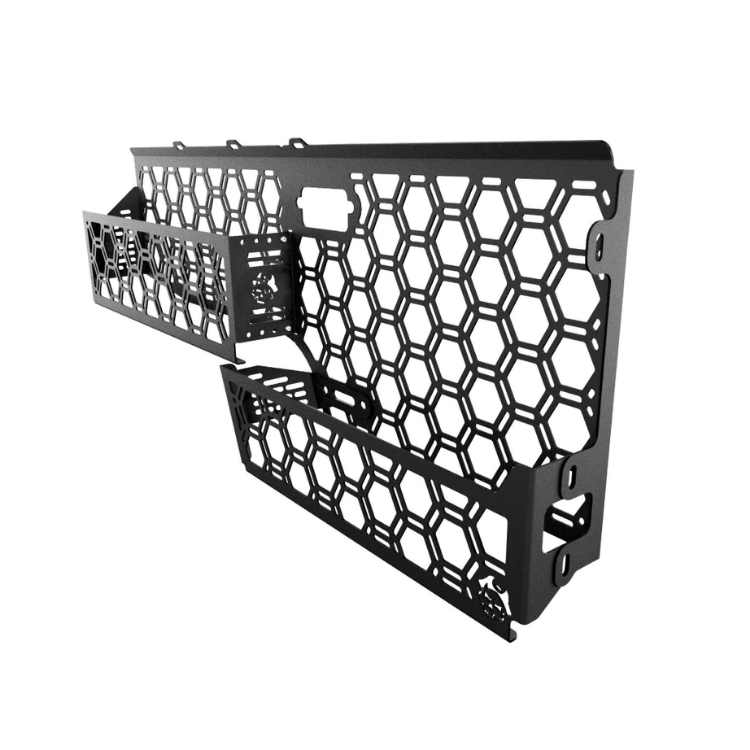 Pirate Camp Co. Molle Panel w/ Storage Pockets for Spray In Tub Liner - Right Side (Next Gen Ranger / Raptor)#Vehicle Side_Driver (Right Side)