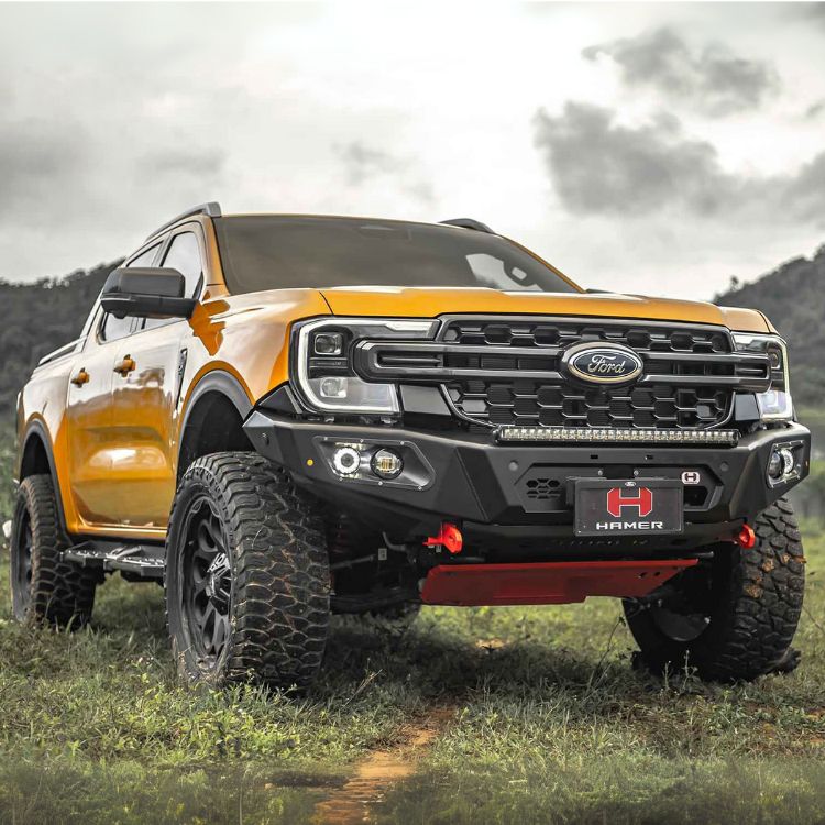 Hamer 4x4 King Series Bullbar w/ 3.5T Recovery Points (2022+ Ford Ranger / Everest) (view 3)
