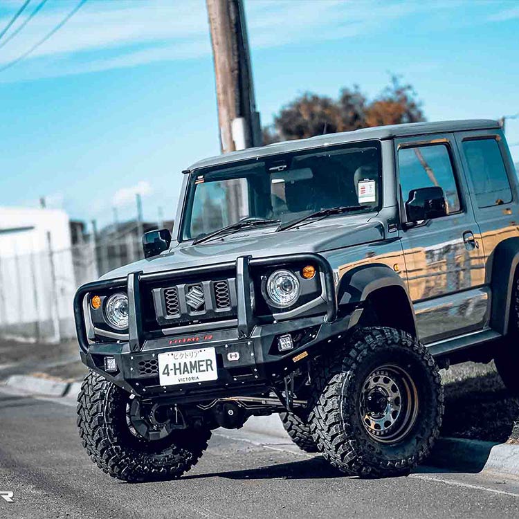 Hamer 4x4 King Series Plus Bullbar (2018+ Suzuki Jimny JB74W 3 Door / 2023+ Suzuki Jimny XL 5 Door) (view 3)