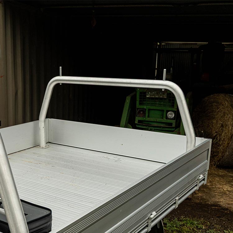 TUS Offroad Tradie Series Rear Ladder Rack for 1900 Wide Trays - Anodized