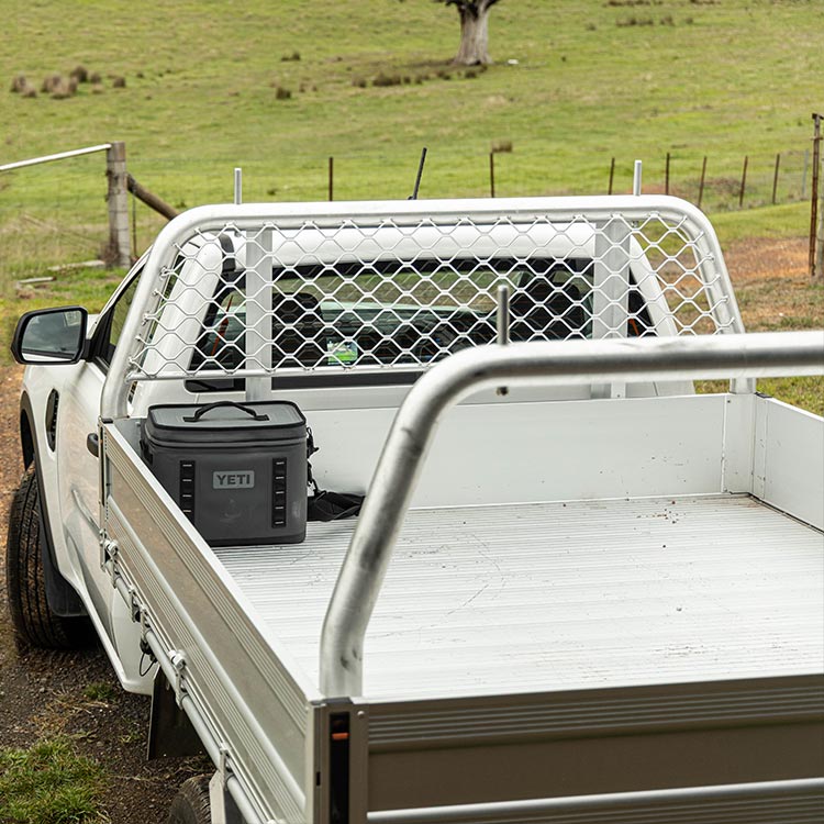 TUS Offroad Tradie Series Rear Ladder Rack for 1900 Wide Trays - Anodized