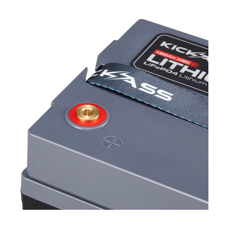 KickAss 12V 120Ah Lithium Compact Deep Cycle Battery LiFePO4