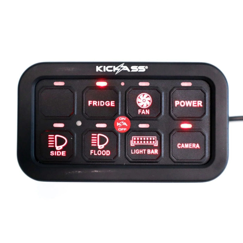 KickAss Bluetooth Control 8 Gang Switch Panel