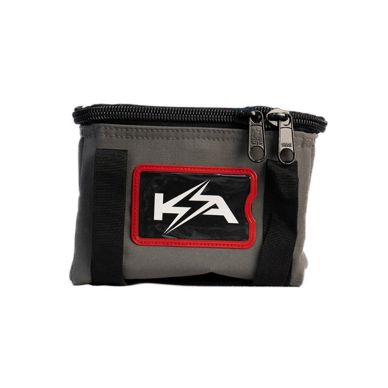 KickAss Canvas Clear Top Storage Bag with PVC Lining - 20x25x15cm