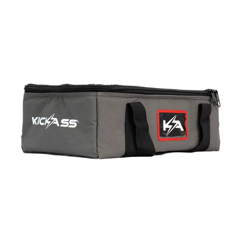 KickAss Canvas Clear Top Storage Bag with Soft Padded Lining - 42x25x15cm