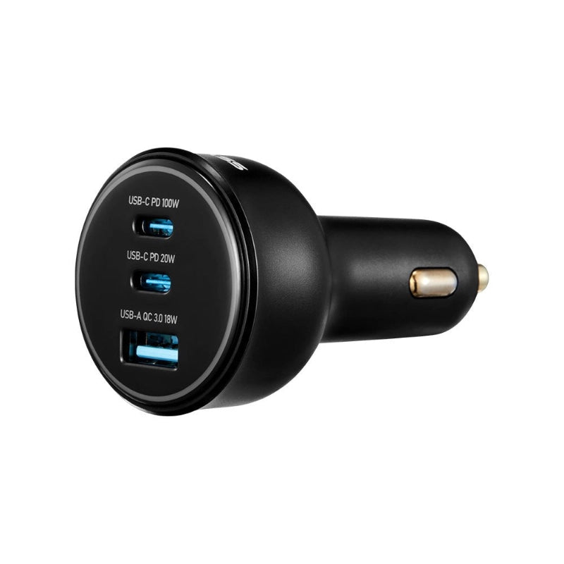 KickAss Fast Charging 100W USB-C/A Car Charger