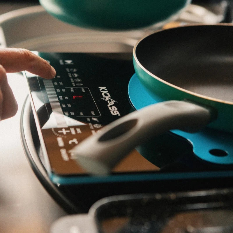 KickAss QuickFire Portable 2000W Induction Cooktop For Camping