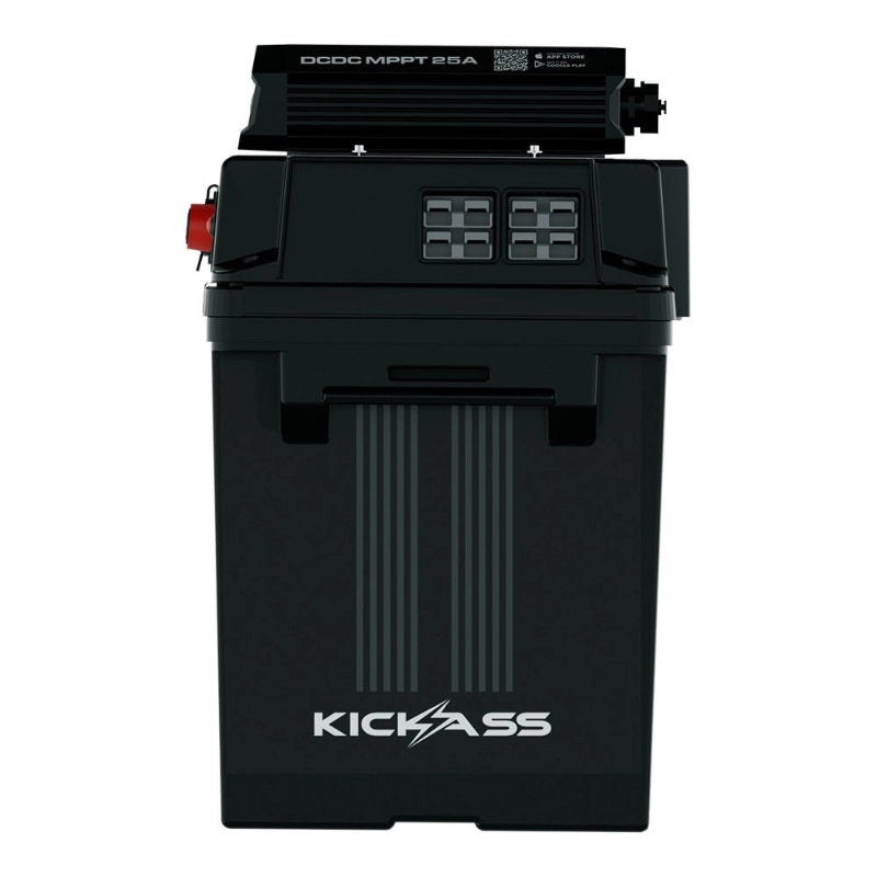 KickAss Battery Box with 25A DCDC Charger + Integrated Bluetooth