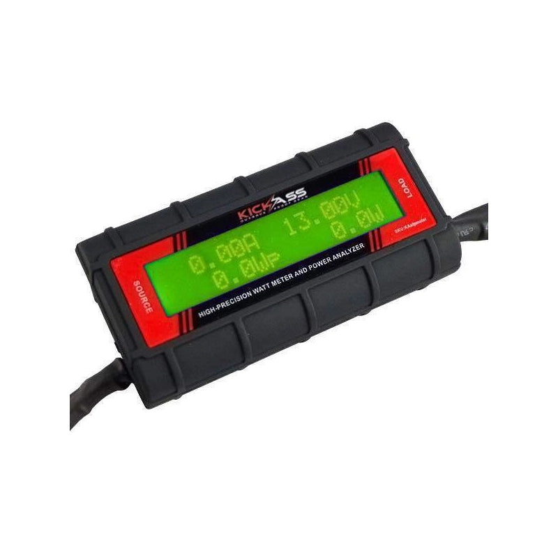 KickAss Digital DC Watt Meter for Portable 12V Solar Panels with Anderson Connection
