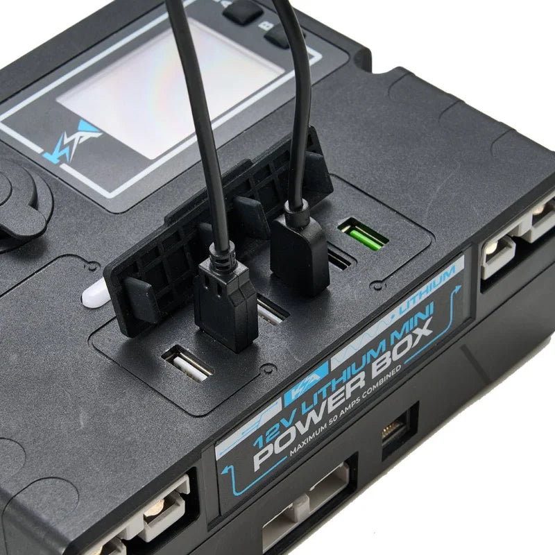 KickAss 12V Control Box & Battery Monitor - with LCD Screen