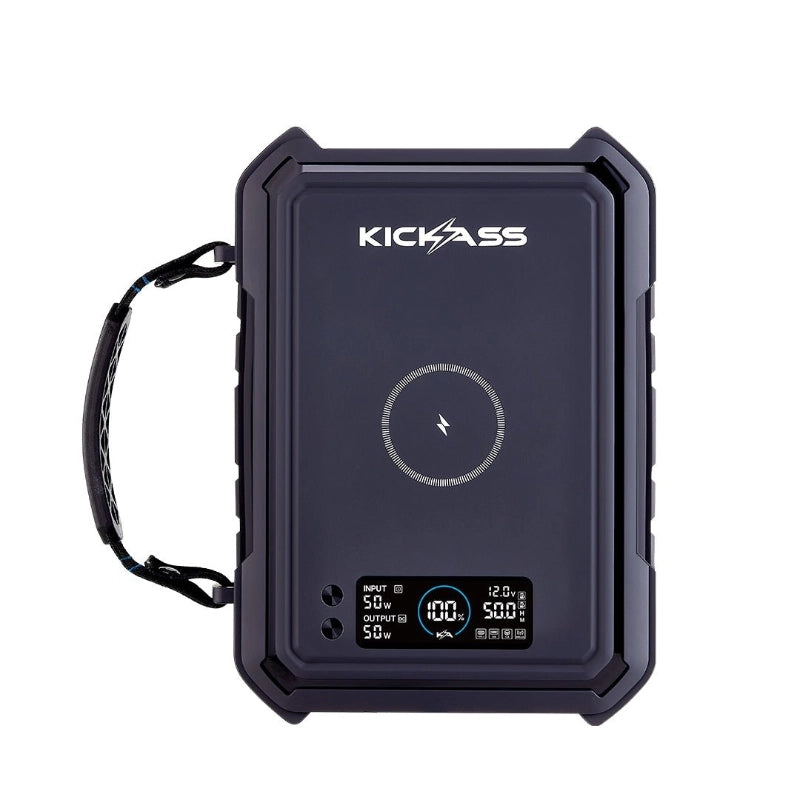 KickAss KickCharge Powerhub Portable Power Pack for Camping - 30Ah / 380Wh
