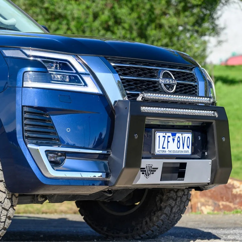 Ultimate9 "ULTIMATE" Nudge Bar w/ 30 Inch LED Light Bar (Nissan Patrol 2019+ Y62 Ti-L